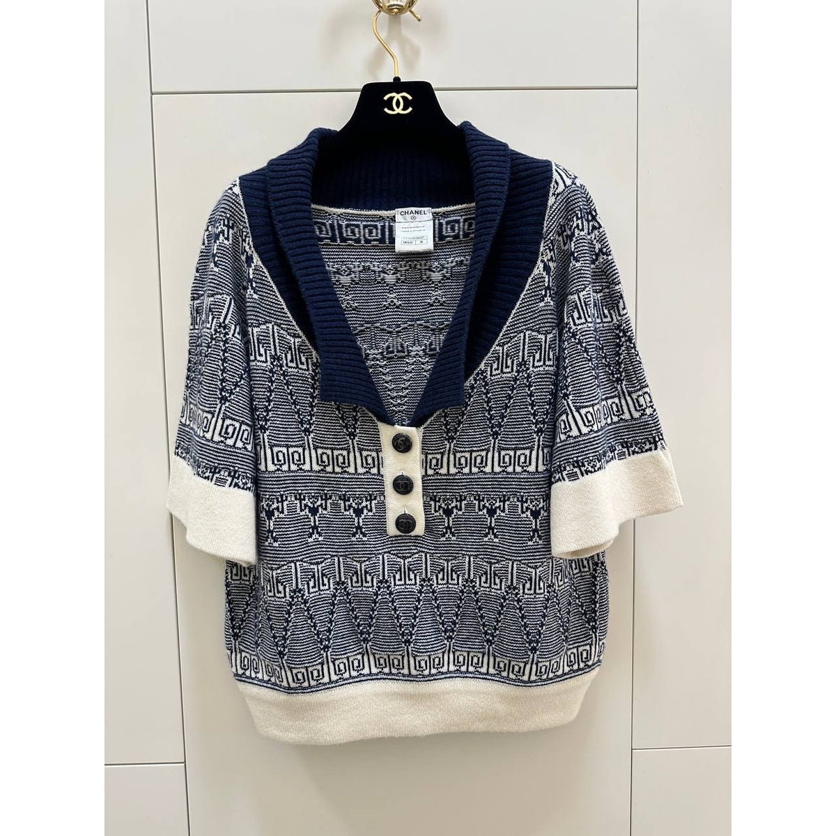 Chanel Cashmere Knit Set Sz.38 Pre-owned