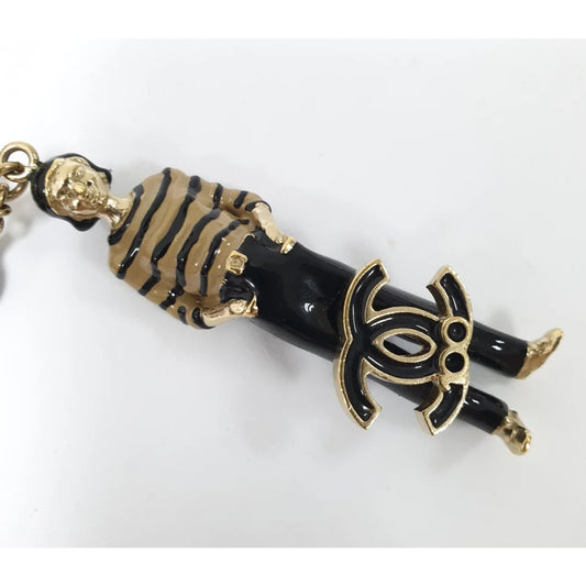 Chanel 2010 CC Gold Metal Necklace Pre-owned