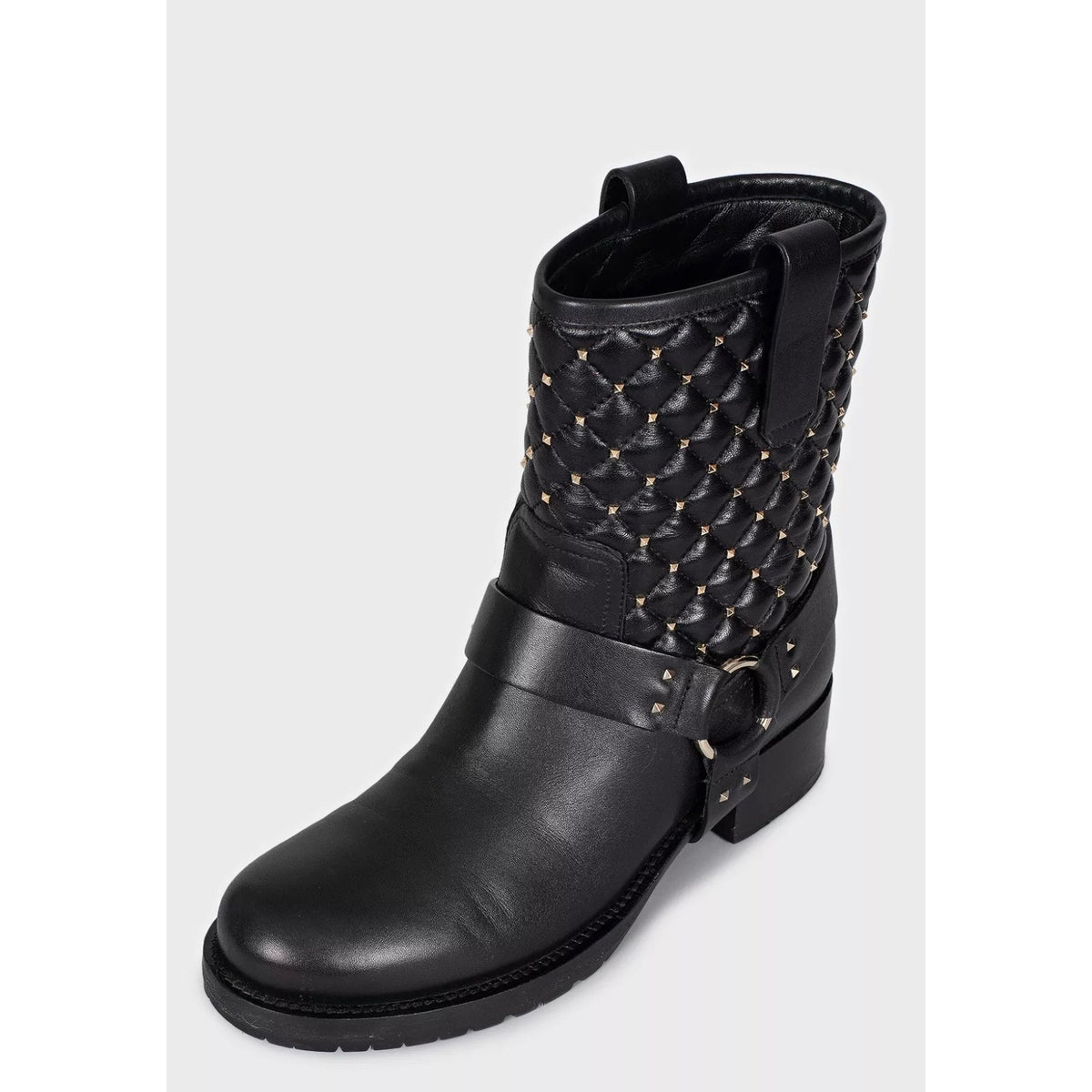 Valentino Rockstud Leather Ankle Boots - EU 36.5 Pre-owned