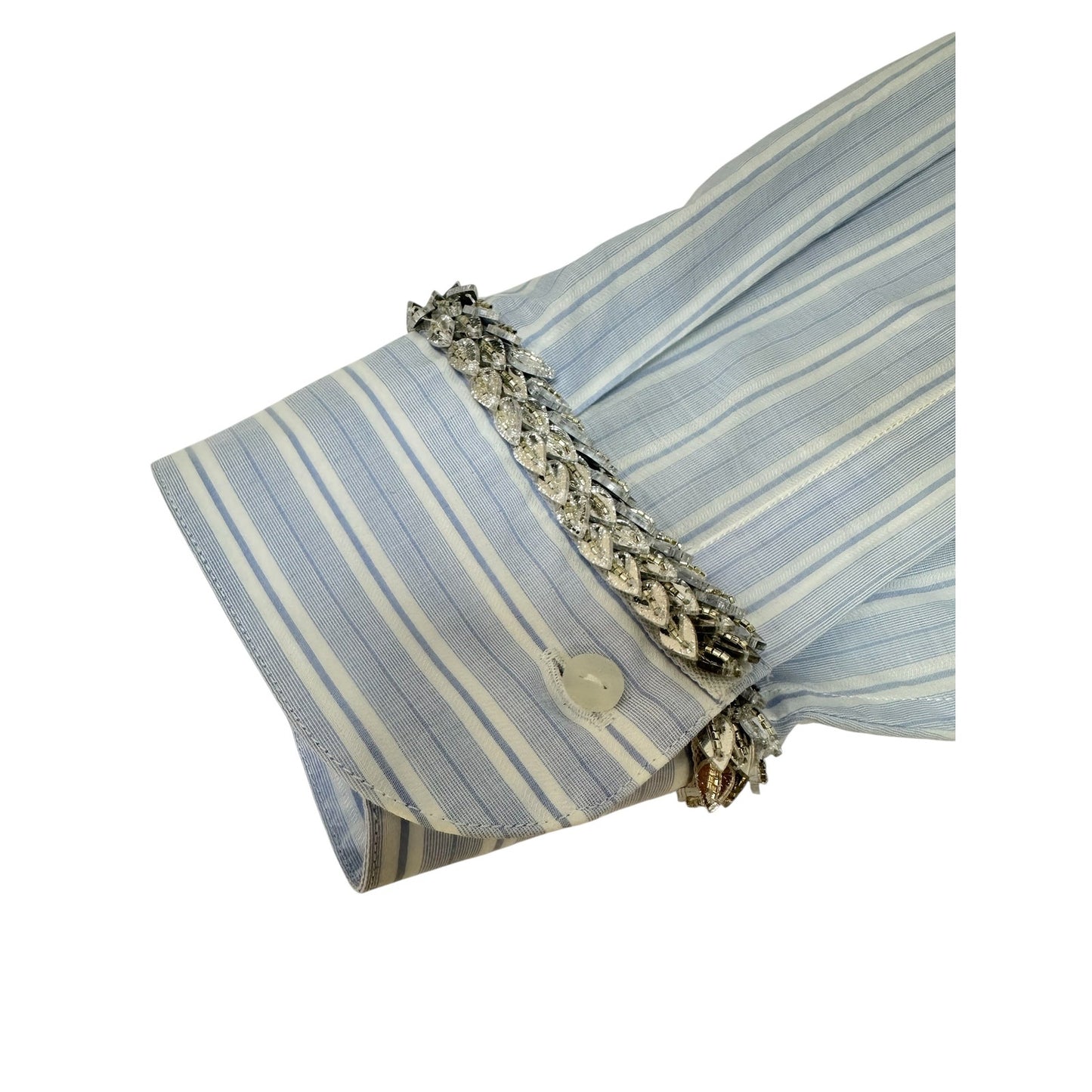 Ermanno Scervino Striped Cotton Shirt - Size 44 Pre-owned