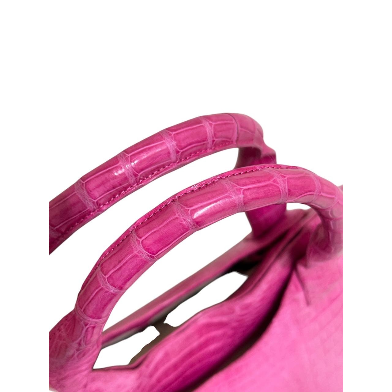 Nancy Gonzalez Pink Lambskin  Tote Pre-owned