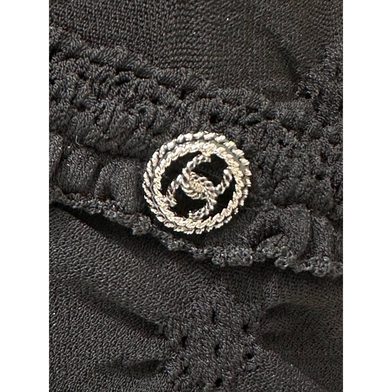 Chanel Black Woven Dress - FR38 Pre-owned