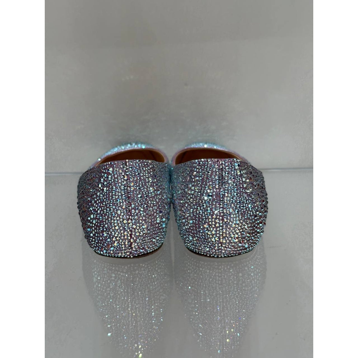 Christian Louboutin Crystal Strass Ballet Flats Sz.38.5 Pre-owned