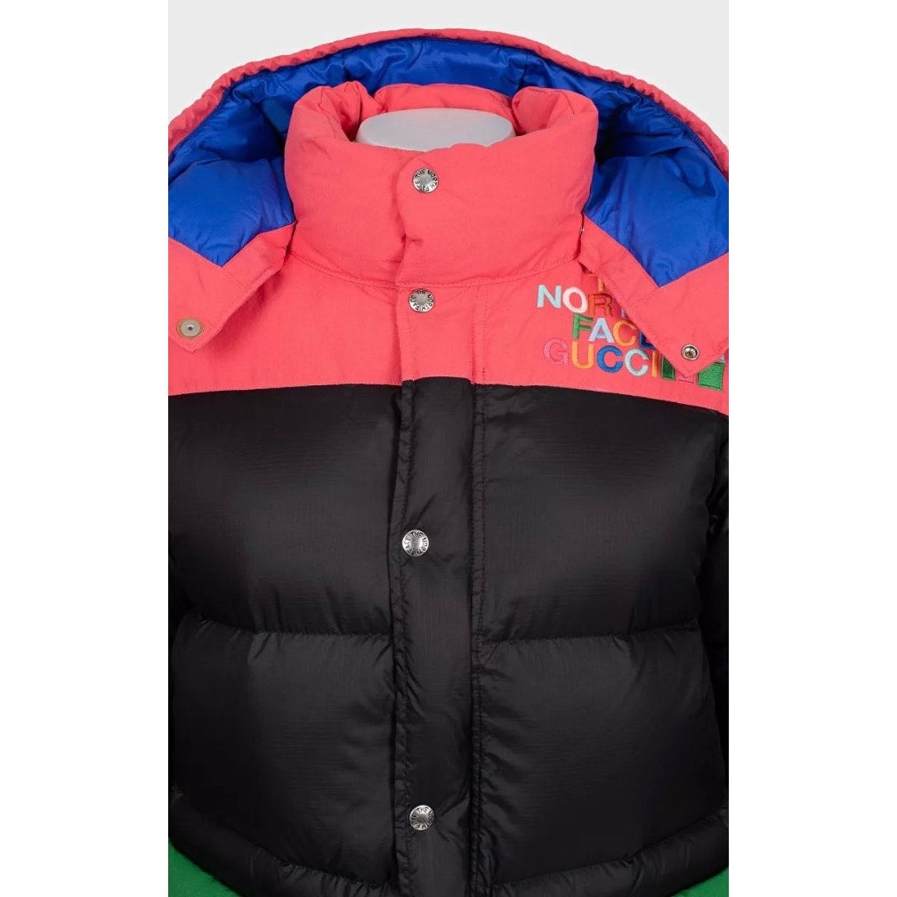 Gucci x The North Face Black Down Jacket - Size S Pre-owned