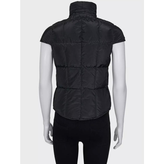 Saint Laurent Padded High-Neck Vest — Size FR36 / S