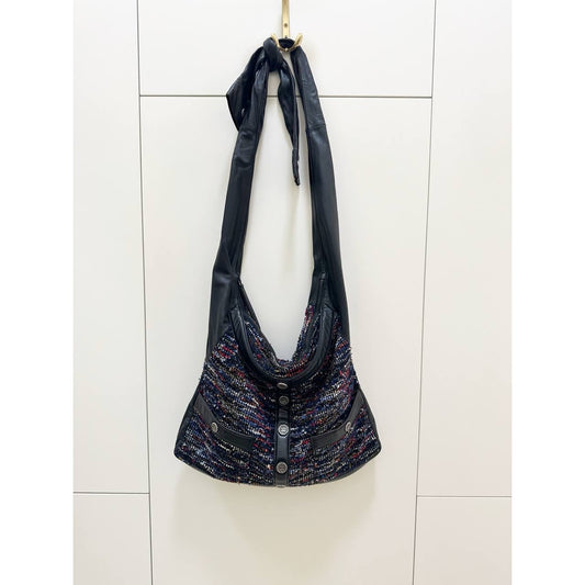 CHANEL Multicolor Tweed & Leather Girl Bag Pre-owned