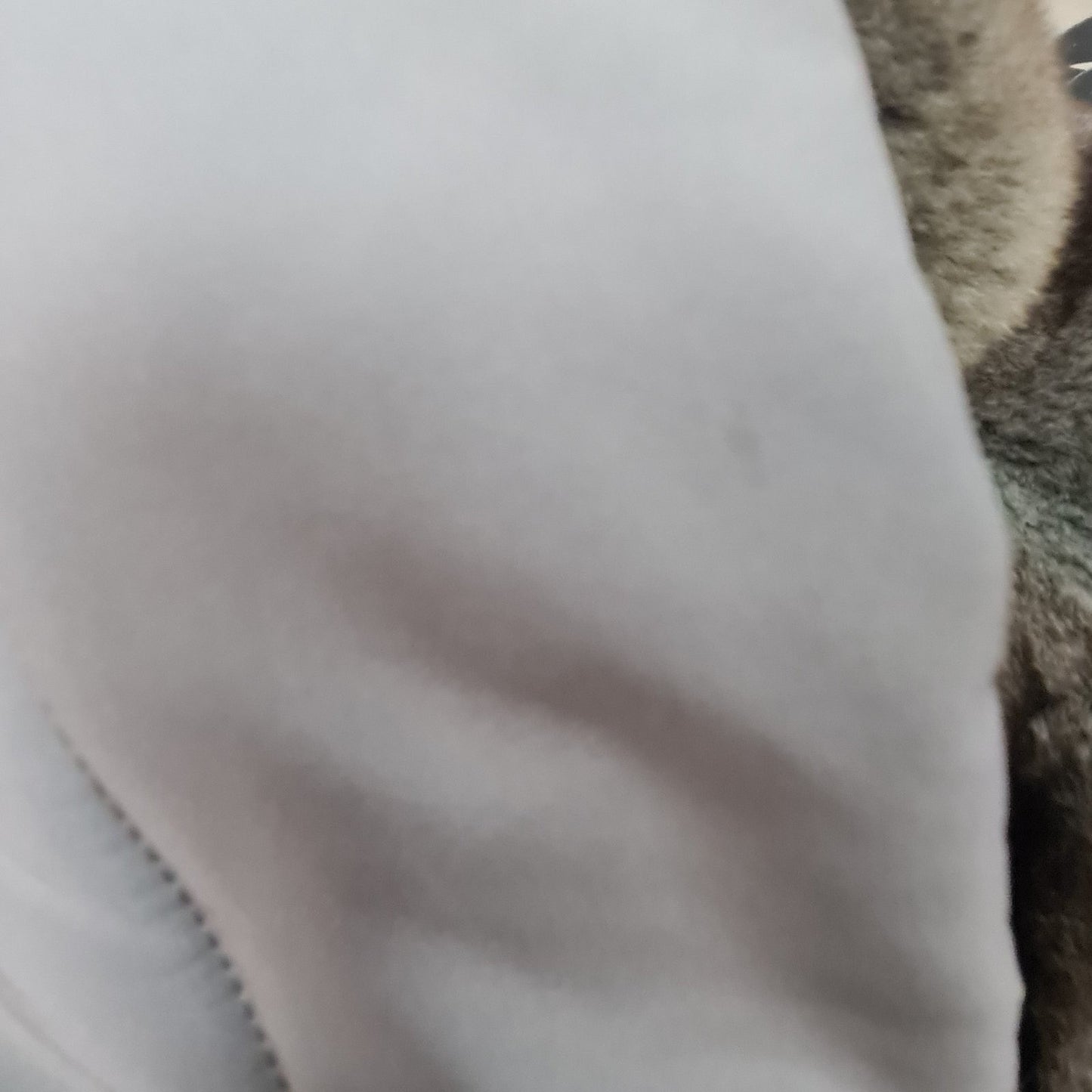 Loro Piana Grey Chinchilla Trim Cashmere Jacket Coat  Sz 42/S pre-owned