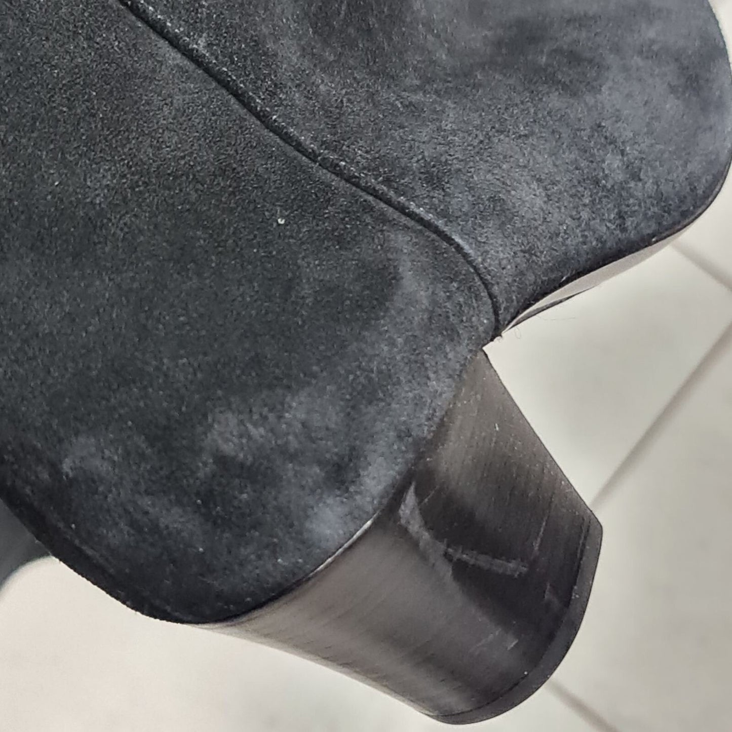 Saint Laurent Black Suede Boots Sz.38