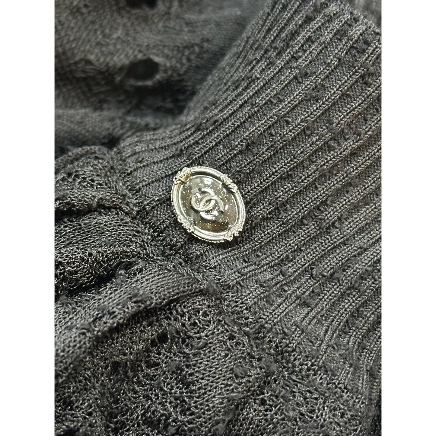 Chanel – ajour midi skirt in viscose Sz.46