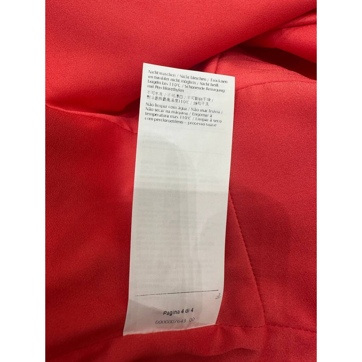 Valentino Techno Couture Red Wool Cocktail Dress Sz.42 Pre-owned