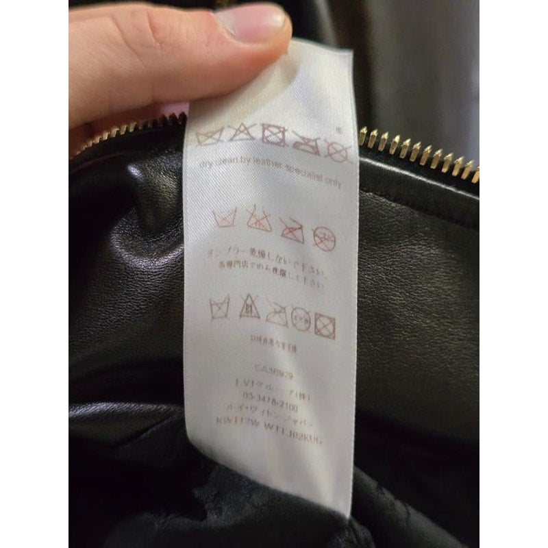 Louis Vuitton Brown Lambskin Jacket Vest Size 38/M Pre-owned