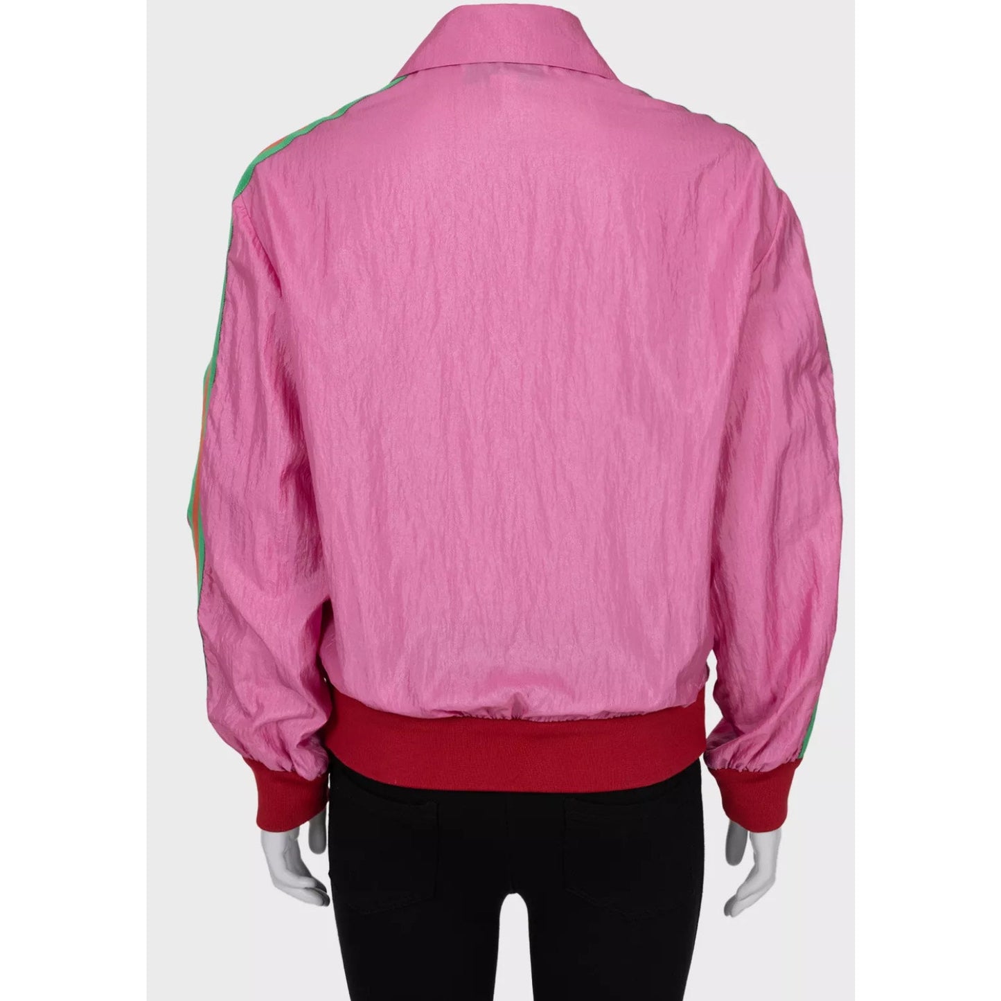 Gucci Pink Logo Windbreaker Jacket - Size XS - 2018 Pre-owned