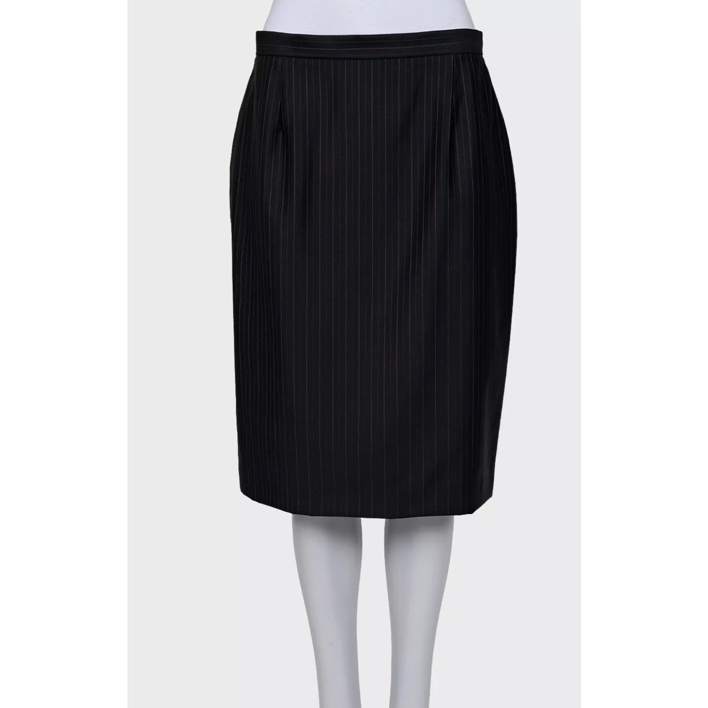 Christian Dior Black Wool Pinstripe Suit Sz. FR44 / XXLPre-owned