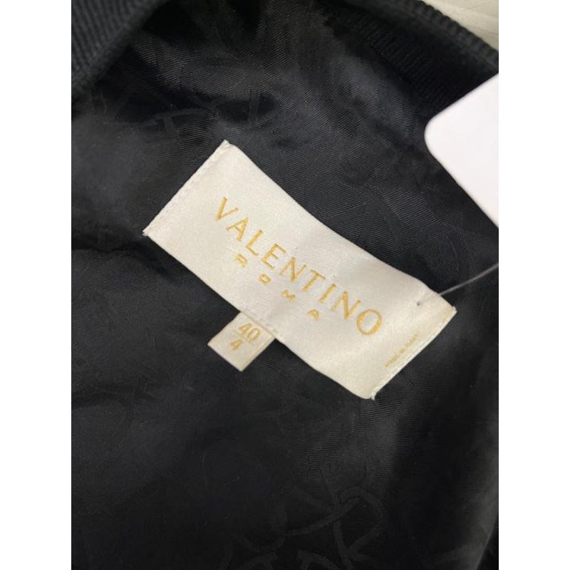 Valentino Black Cropped Jacket Sz.40 Pre-owned