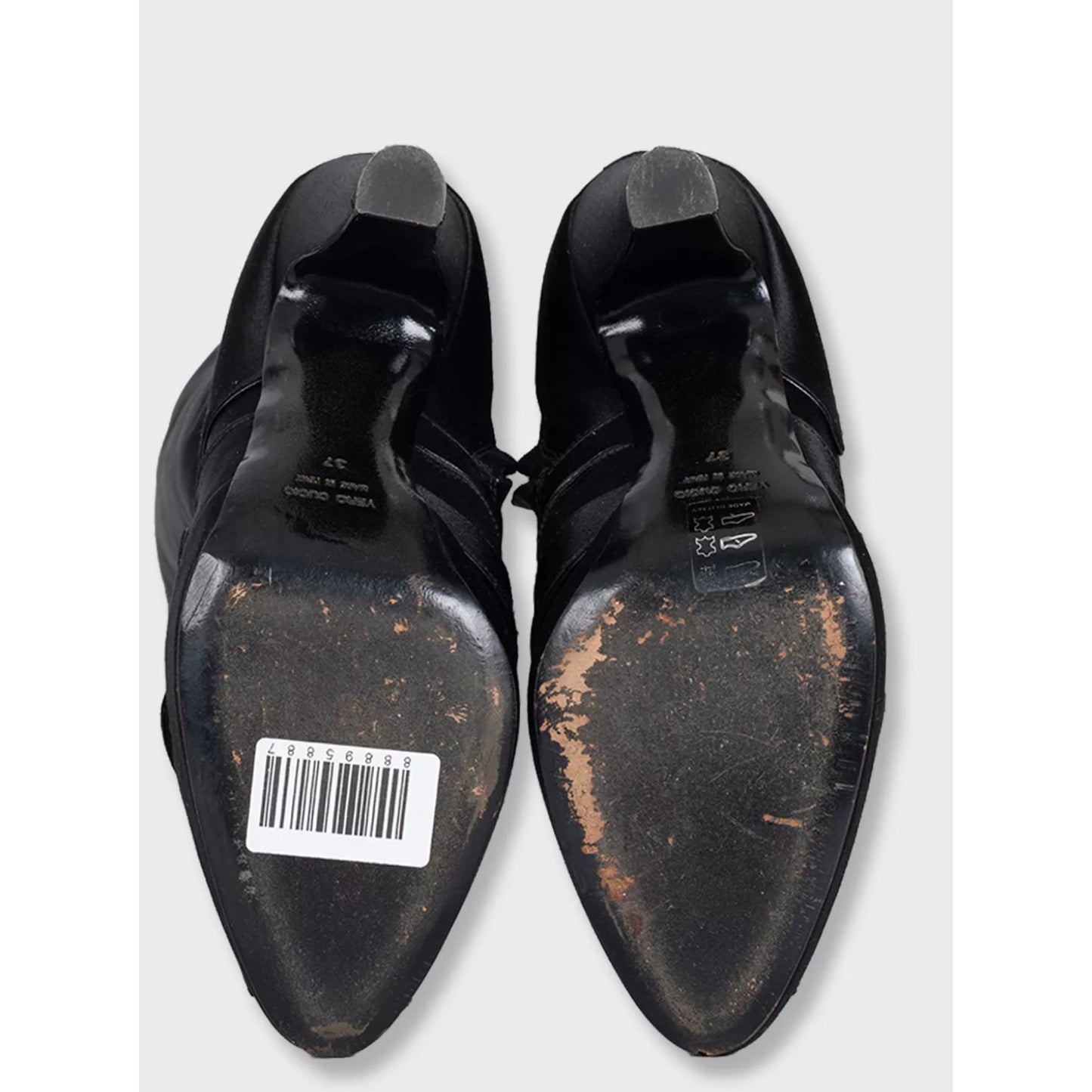 Gianfranco Ferré Black Textile Ankle Boots - EU 37 Pre-owned