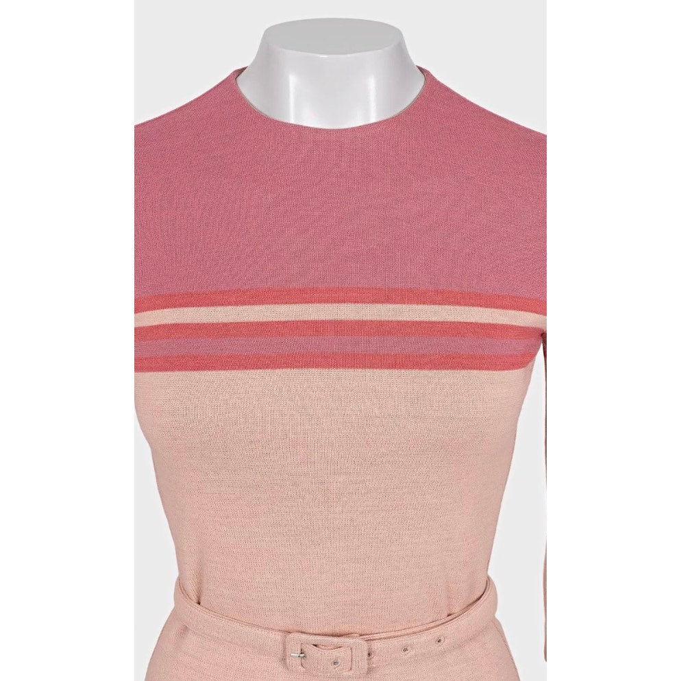 Miu Miu Pink Striped Suit Set  Sz.40/S Pre-owned