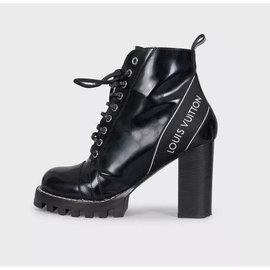 Louis Vuitton Star Trail Monogram Ankle Boots Sz.38.5 pre-owned