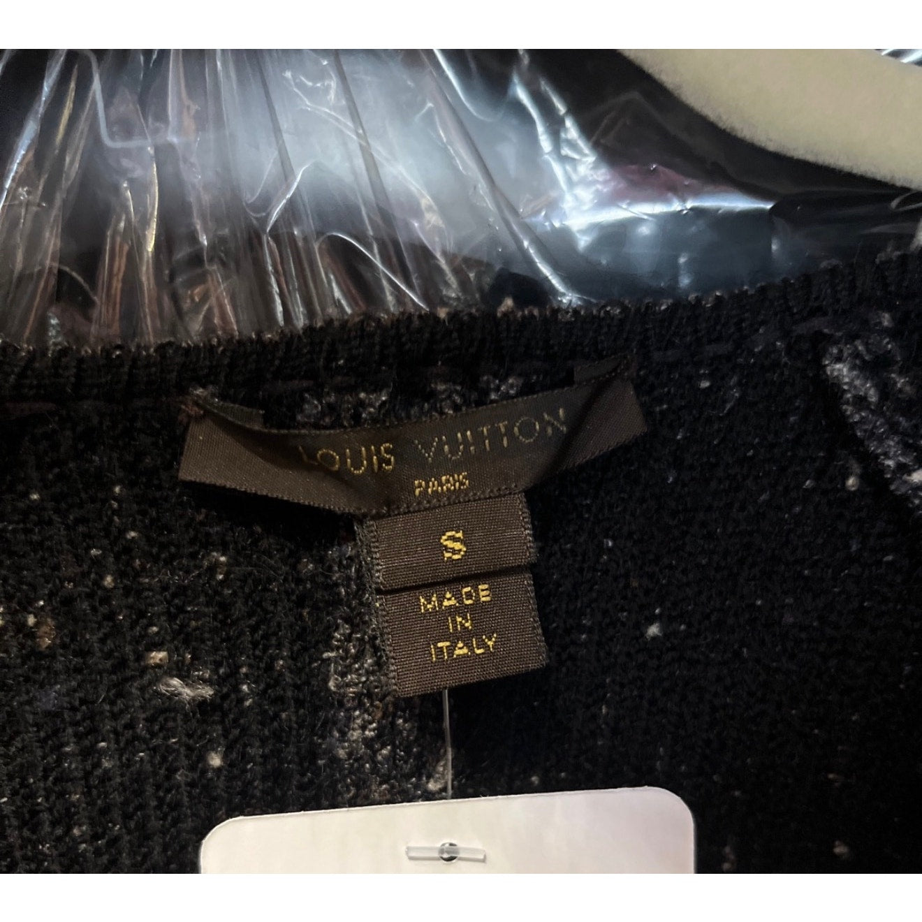 NWOT Louis Vuitton Brown Zip-Up Cardigan Jacket, Size S Pre-owned