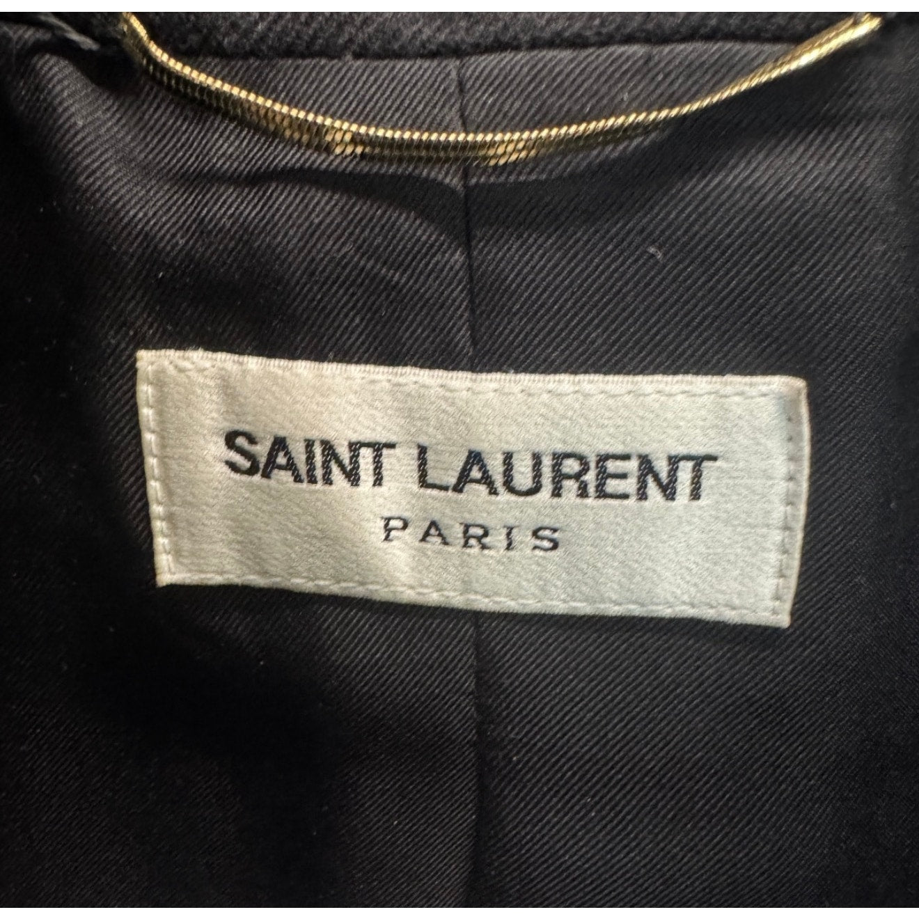 Chic Saint Laurent Black Wool Jacket - FR34/XS Pre-owned