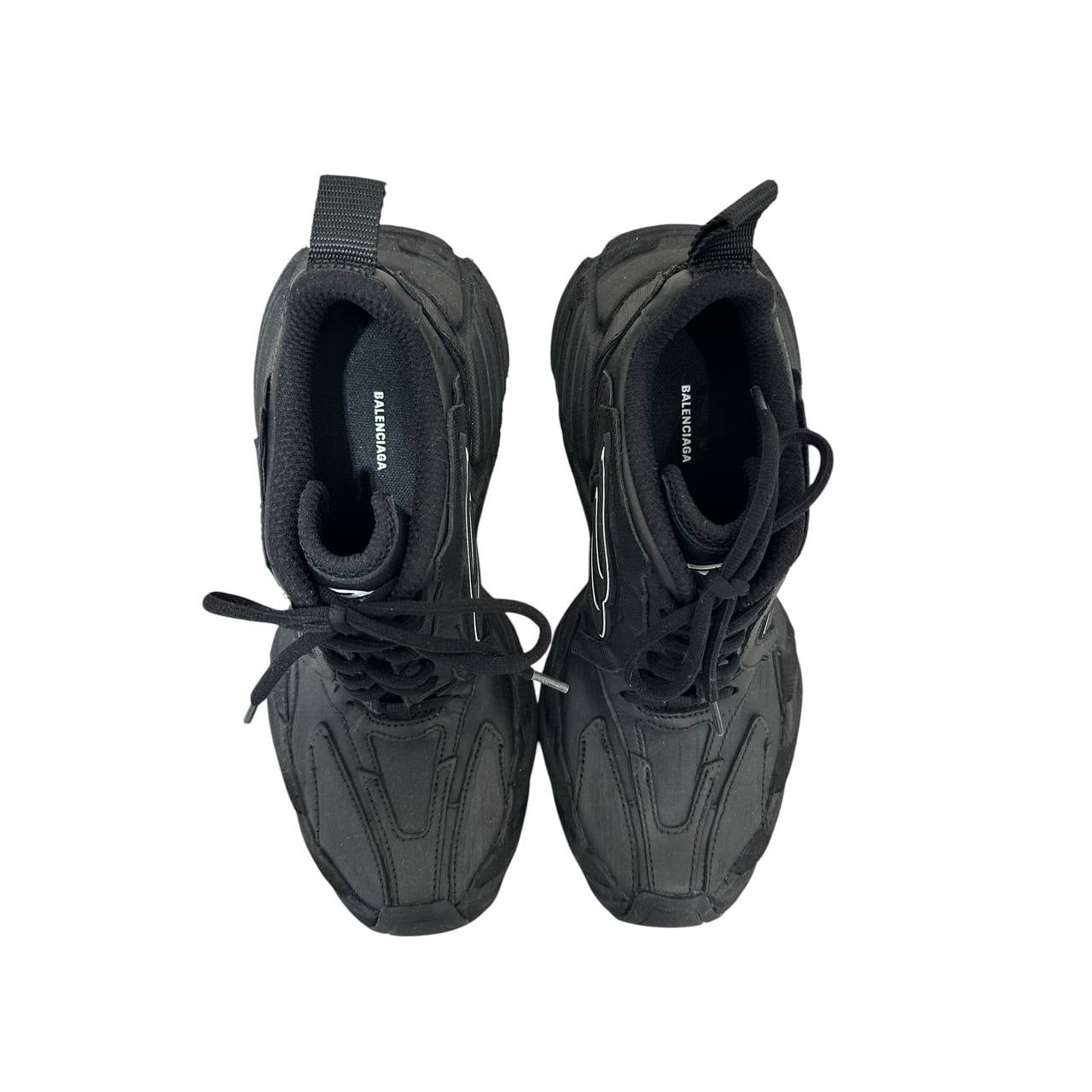 Balenciaga Black Monday Leather Slip-On Heels - EU 37 pre-owned