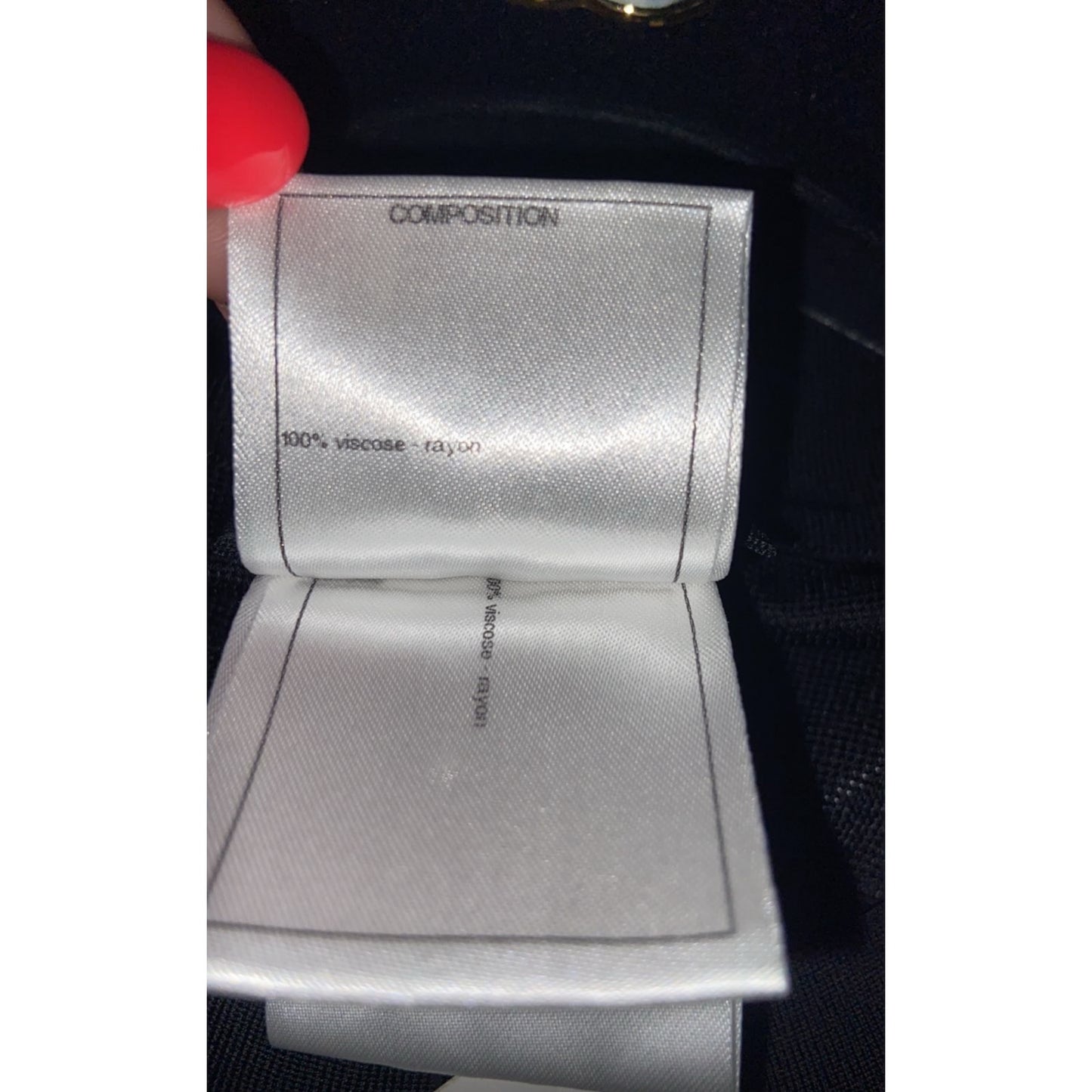 Chanel Black Knitted Midi Dress Sz.38 Pre-owned