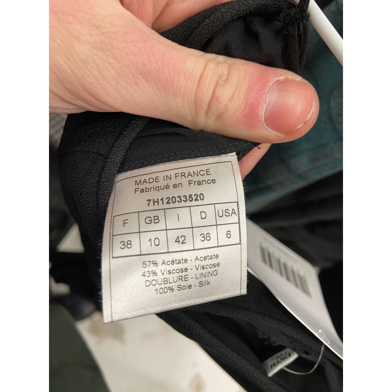 Christian Dior Black Long Train Dress - Size FR38 / M Pre-owned