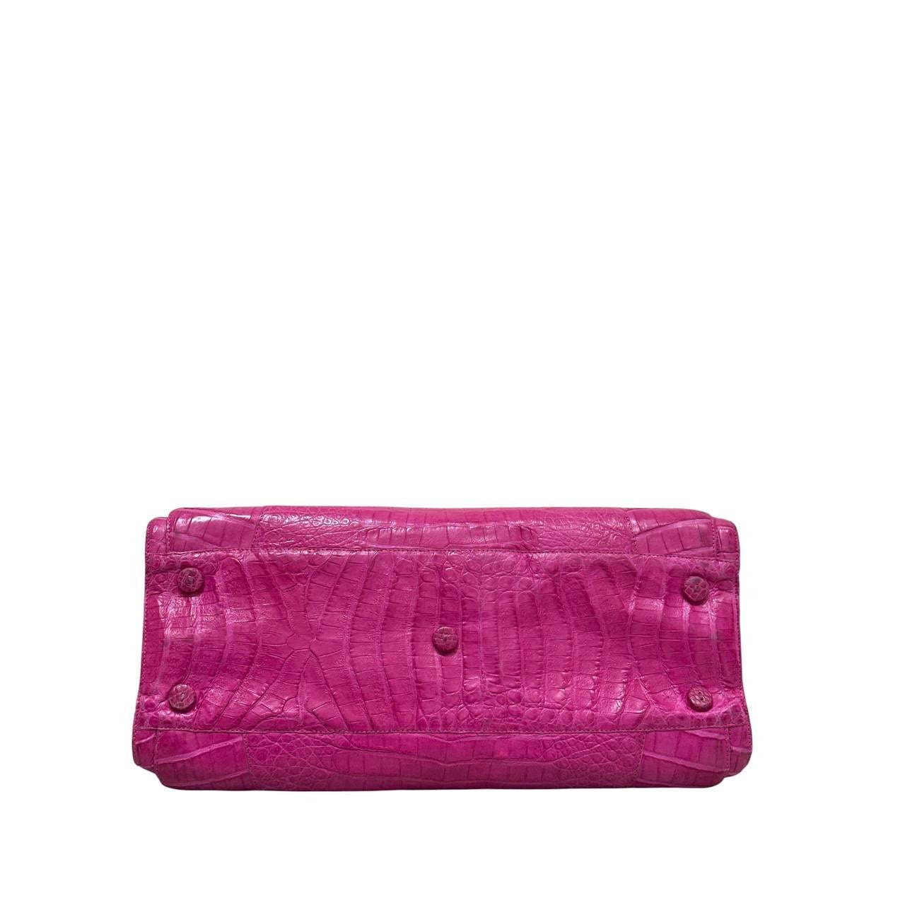 Nancy Gonzalez Pink Lambskin  Tote Pre-owned