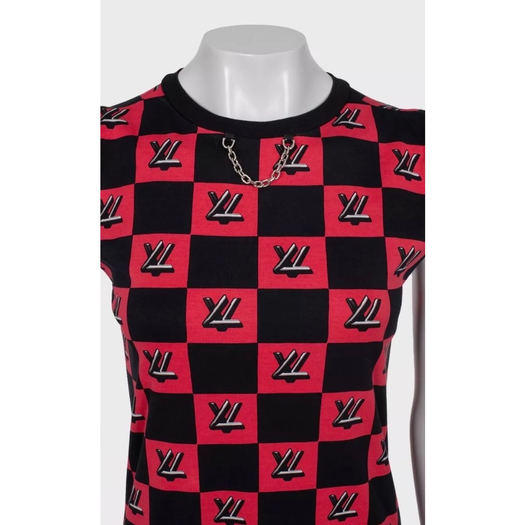 Louis Vuitton Monogram Check Cotton Dress - Size XS Pre-owned