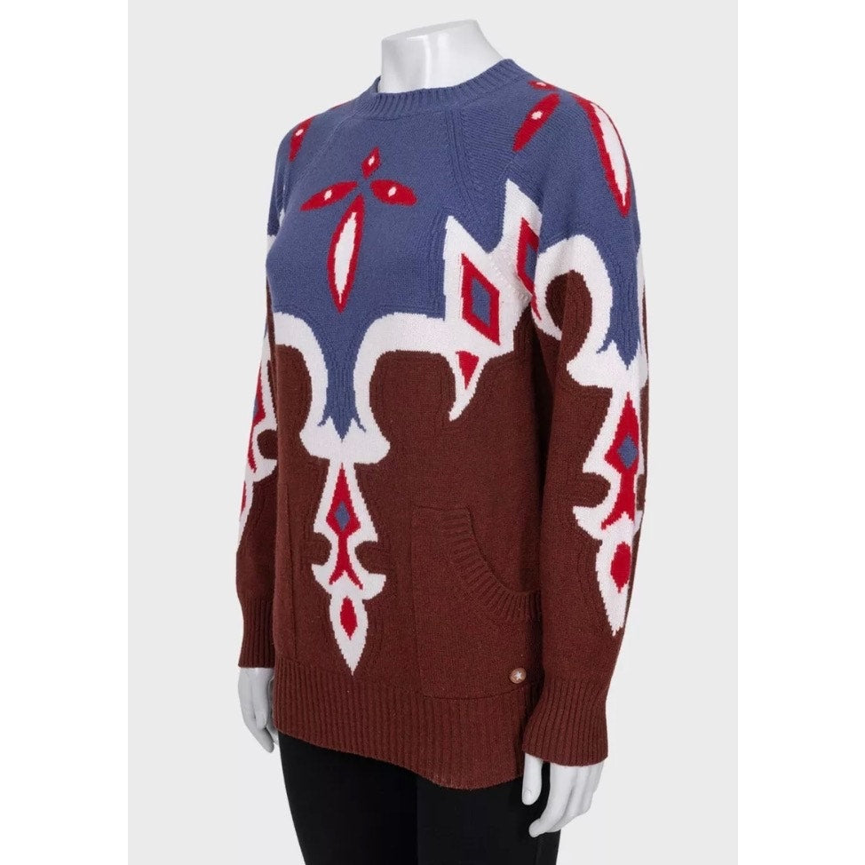 Chanel Paris–Dallas 2014 Printed Cashmere Jumper Sz.36 Pre-owned