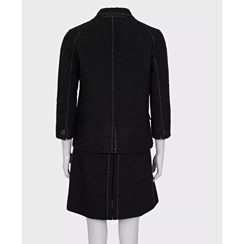 Louis Vuitton Brown Tweed Jacket & Skirt Set Sz.38 Pre-owned