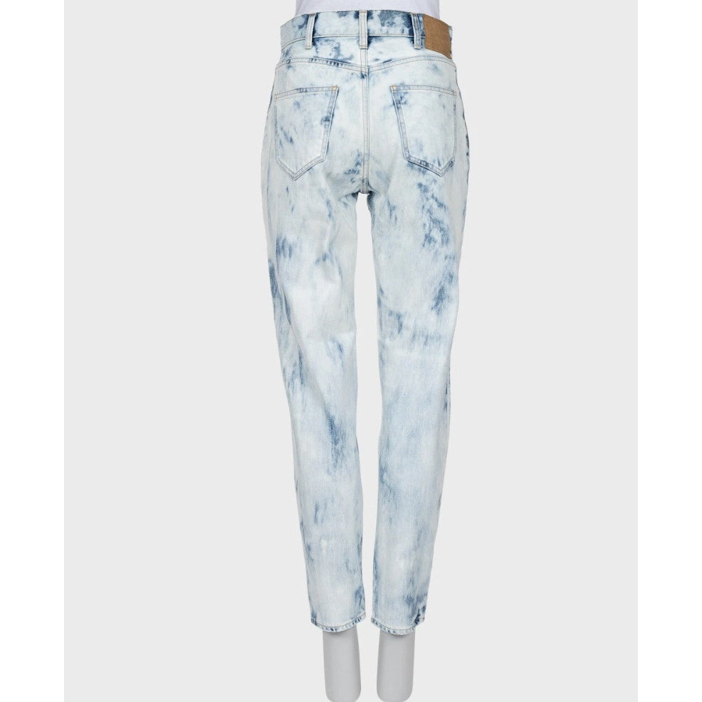 Celine Slim Abstract Print Jeans - Size 26 (S) pre-owned