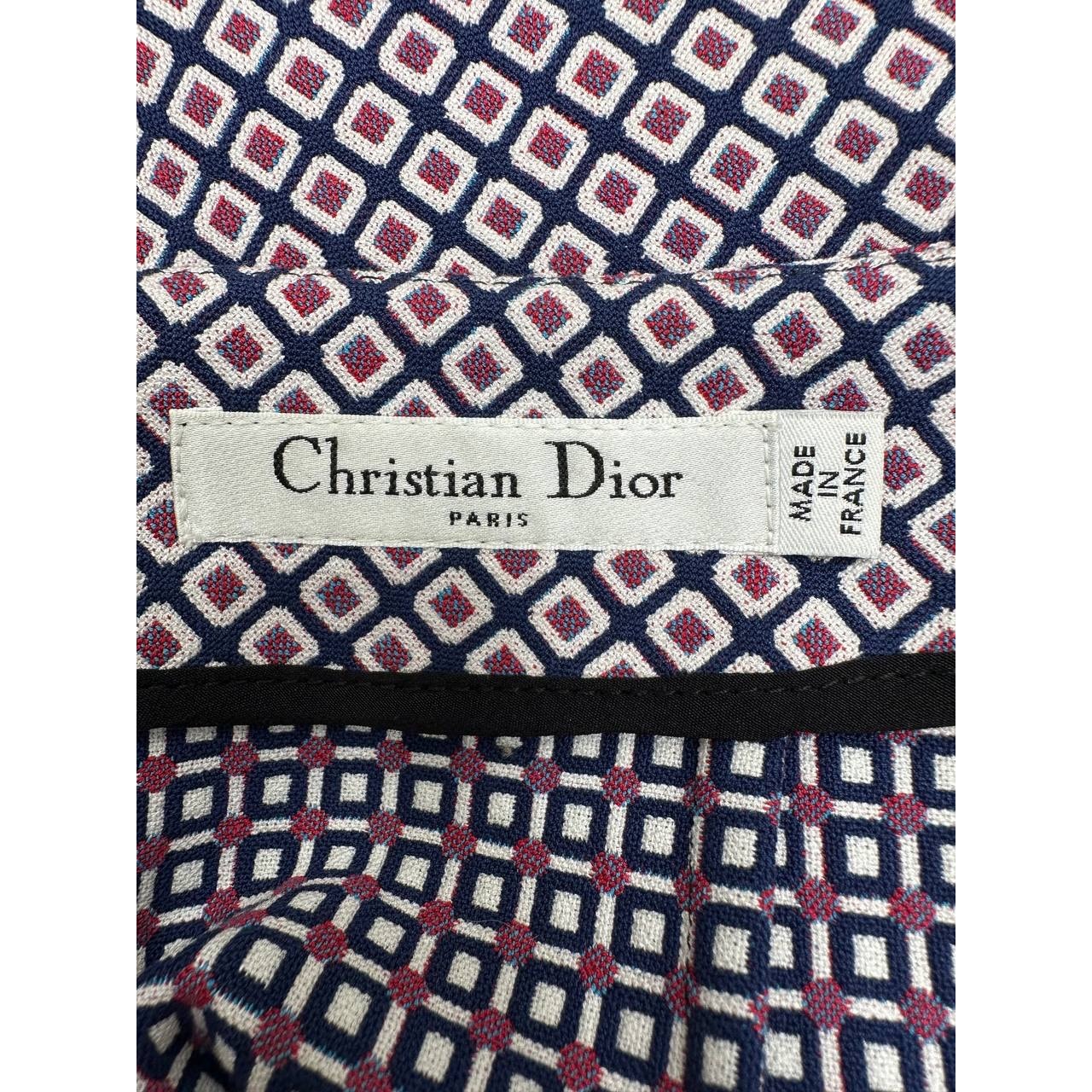 Christian Dior Geometric Skirt Suit - Spring 2015 - Size 38 Pre-owned