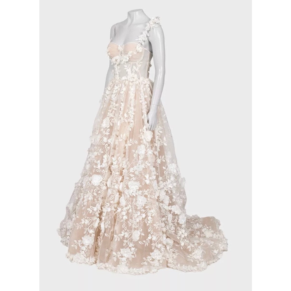 Dell'Amore Zemfira Wedding Gown - Size S pre-owned