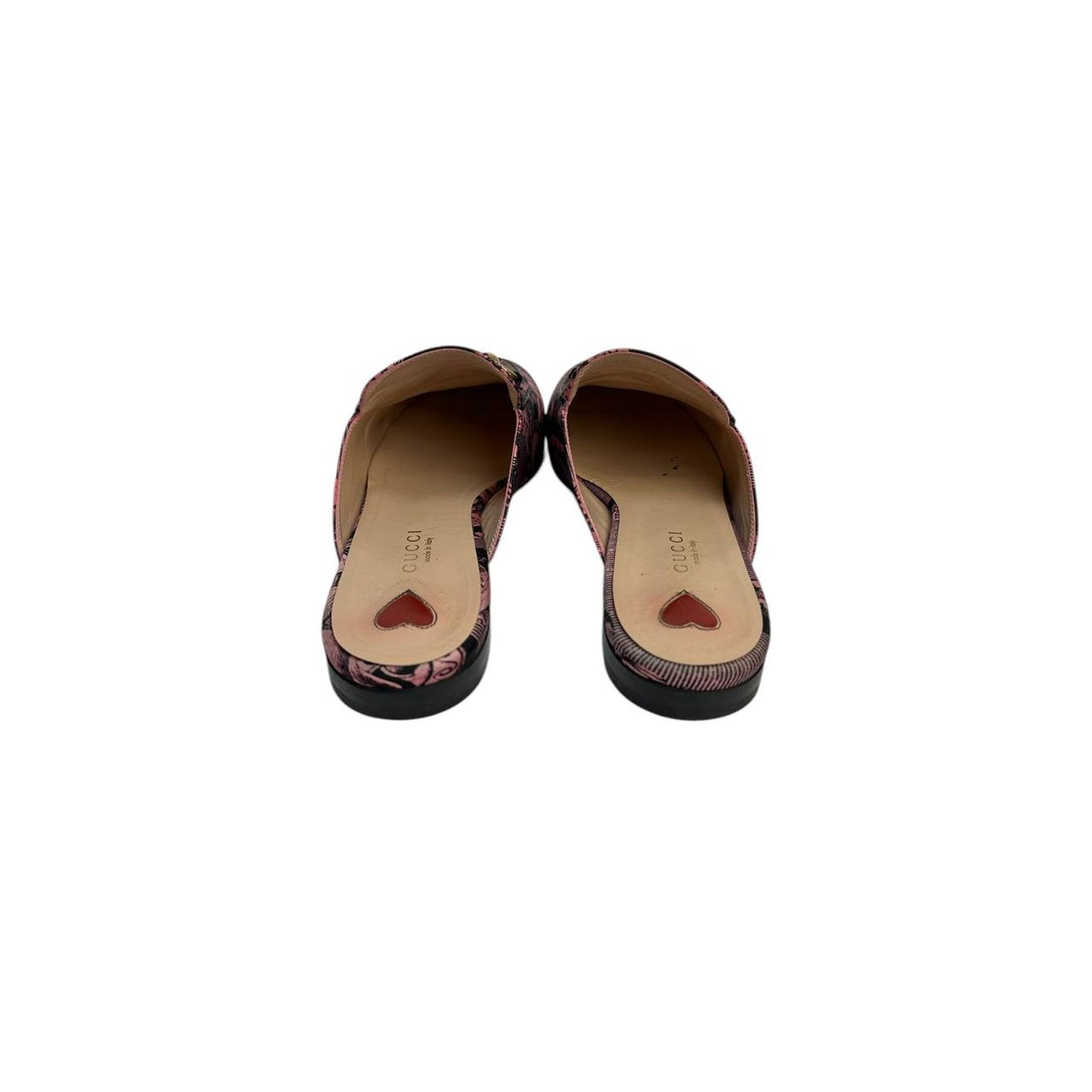 Gucci Princetown Horsebit Accent Leather Mules Sz.37 Pre-owned