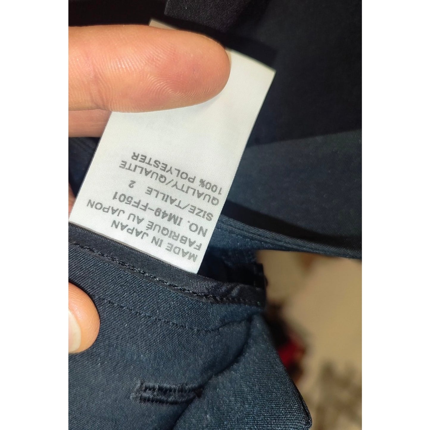 Issey Miyake Black Fitted Trousers - US 2 | XS pre-owned
