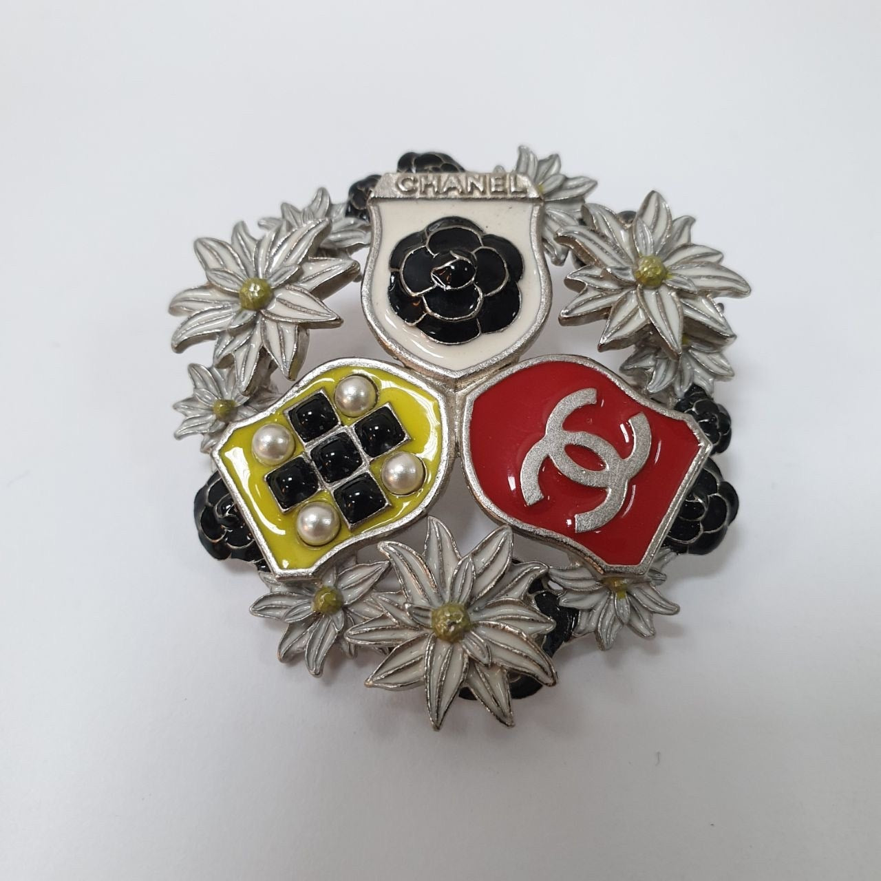 CHANEL COCO Mark 2015 Camellia Brooch Pre-owned