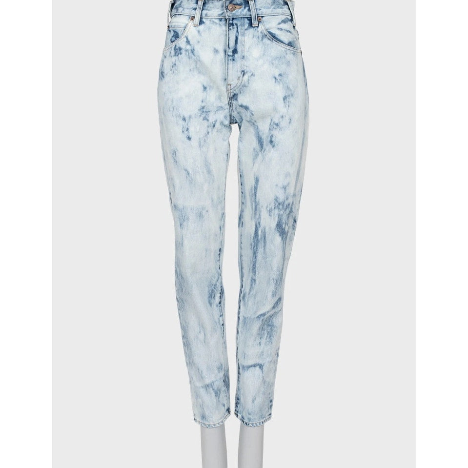 Celine Slim Abstract Print Jeans - Size 26 (S) pre-owned