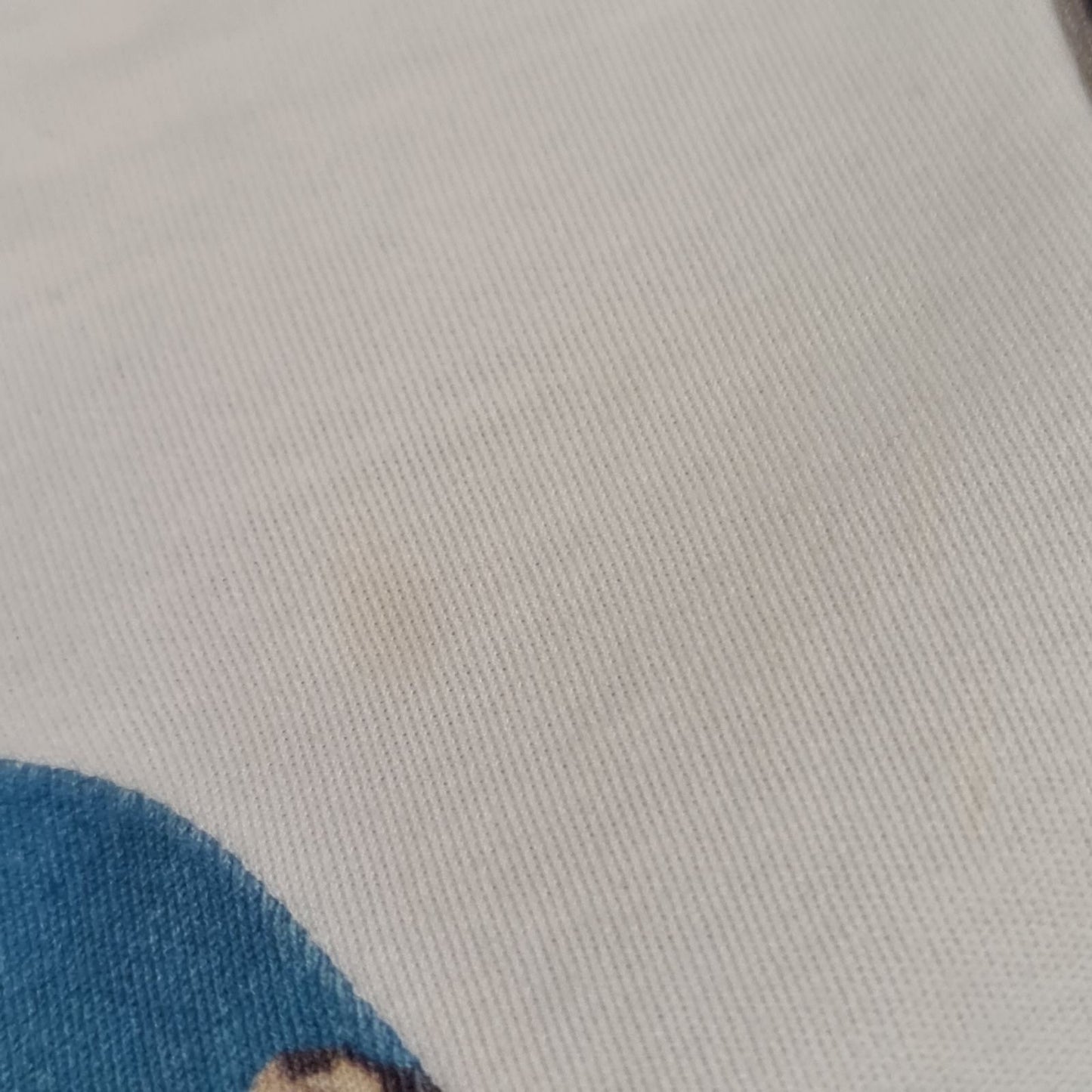 Louis Vuitton White/Blue Logo Tee - Size M Pre-owned