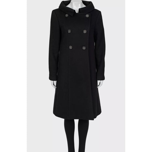 Chanel Black WooCC Logo Buttons l Coat  Size 42 Pre-owned