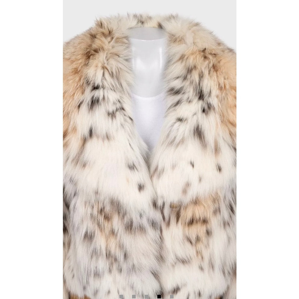 Valentino Cropped Coat with eather Sz.42 Pre-owned