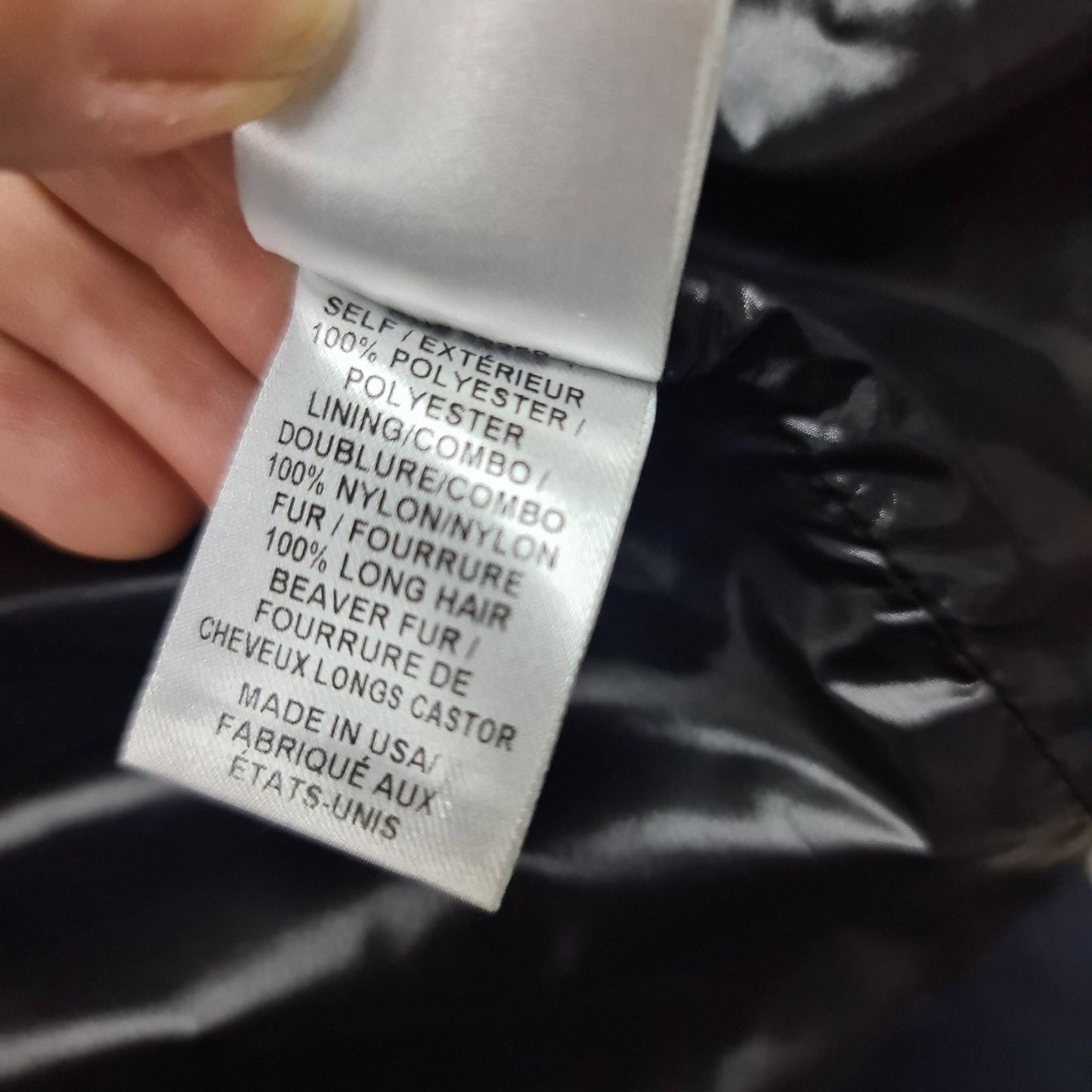 Vera Wang Pre-Fall 2014 Polyester Fur Pockets Coat Sz.40 Pre-owned