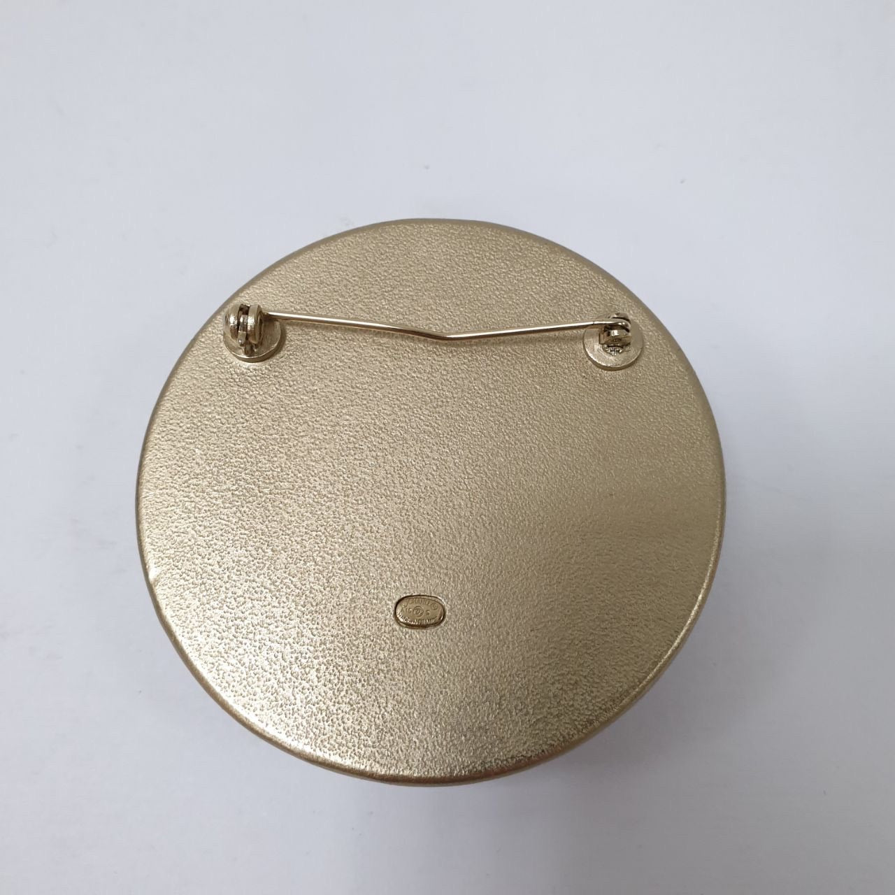 Chanel Ladies First Perfume Bottle Gold Black Clear Brooch Pre-owned