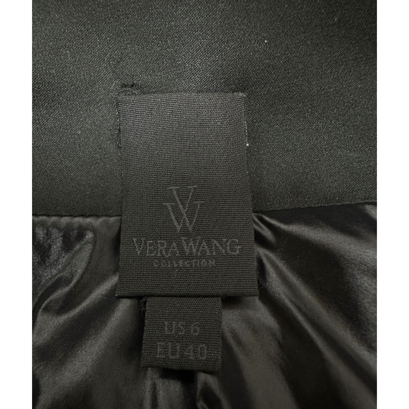 Vera Wang Pre-Fall 2014 Polyester Fur Pockets Coat Sz.40 Pre-owned