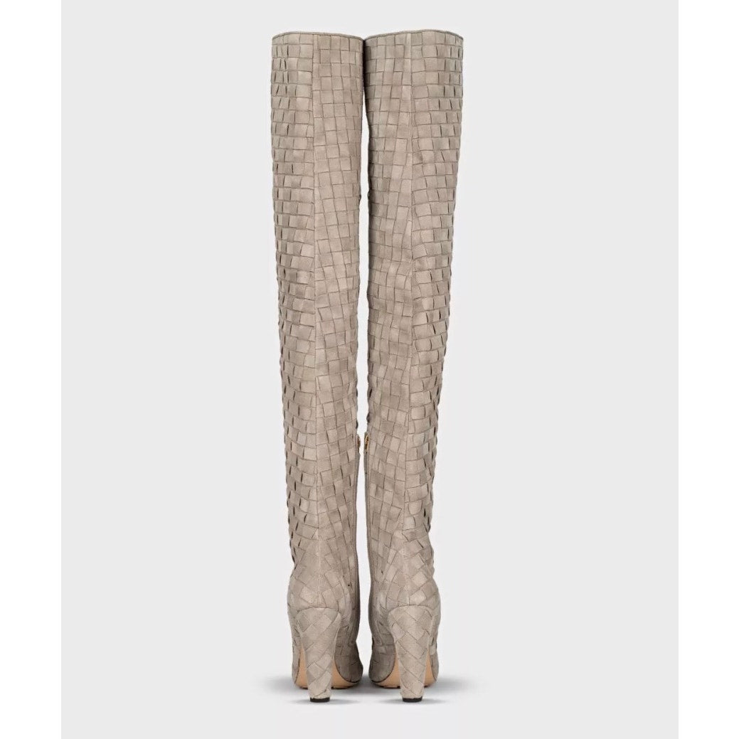 NWOB Bottega Veneta Suede Over-the-Knee Boots - EU 40 Pre-owned