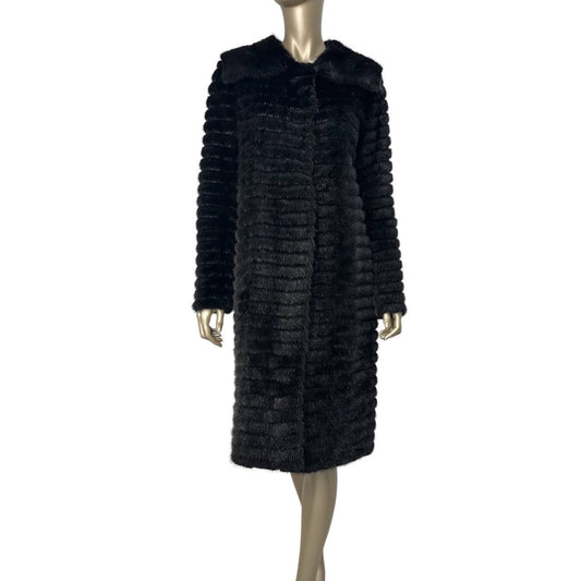 Prada Black Mink Fur Coat - Size IT42 Pre-owned