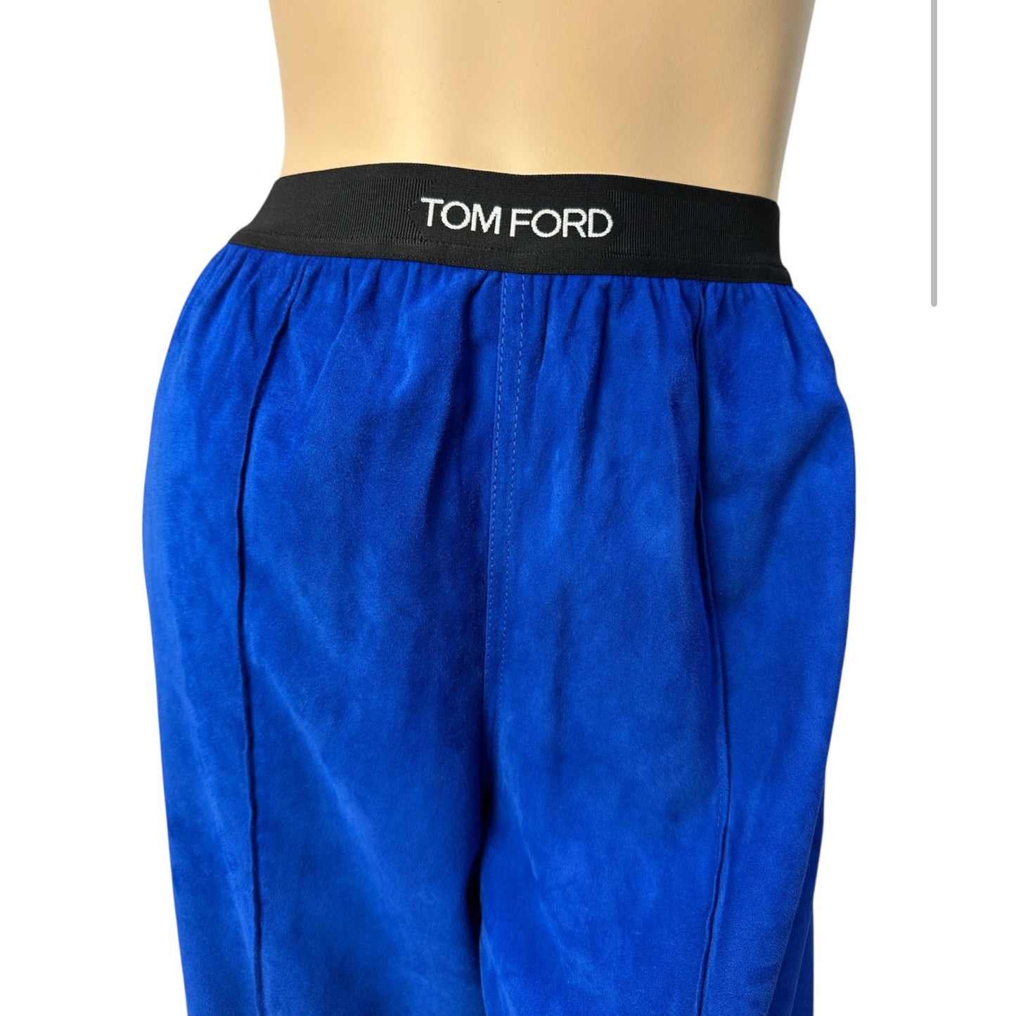 Tom Ford 2021 Colbat Blue Shirt Pants Set Suit Sz.42 US10 Pre-owned
