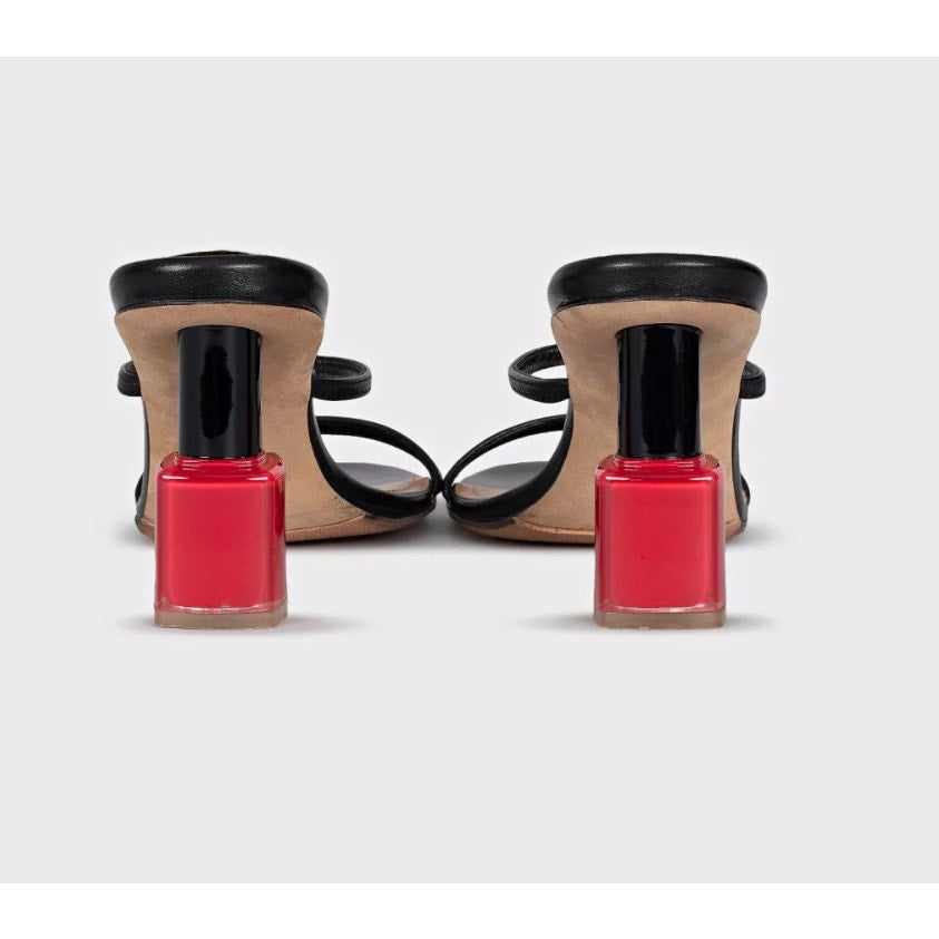 Loewe Nail Polish Leather Mules - Size 38 Pre-owned