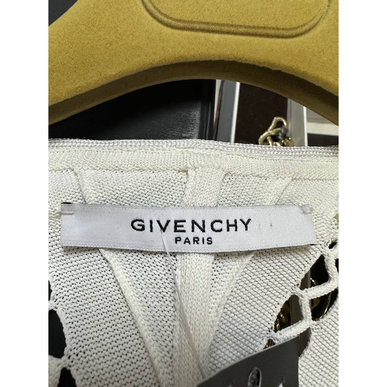 Givenchy White Mini Dress Sz.L Pre-owned