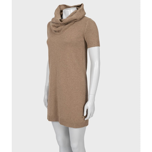 Loro Piana Brown Cashmere Turtleneck Dress - Size 38/XS Pre-owned
