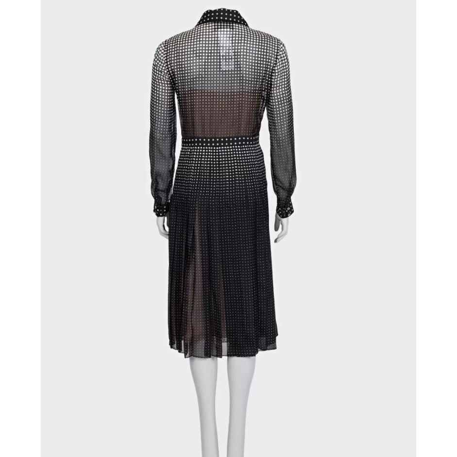 NWT Gucci 2024 Black Silk Fitted Dress - IT40/S pre-owned